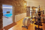 Gym with access to indoor pool and Turkish bath